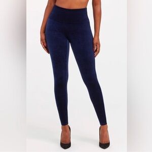 SPANX Deep Blue High-Waisted Leggings